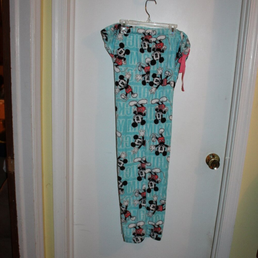 Disney Mickey Mouse Woman's Soft Plush Pajama Pant Size Large- New - Picture 3 of 3